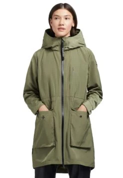 Khujo Mantel Ging - Halflange Jas - Olivgrün -Khujo Winkel 44c73baa3def484f90b94f70f764852d