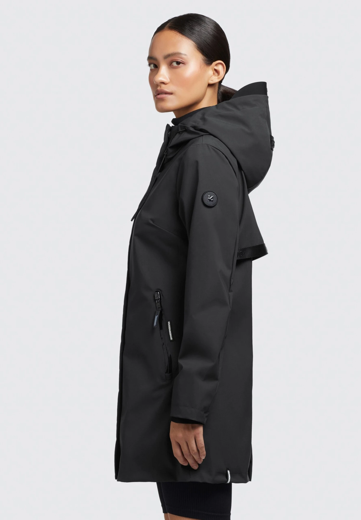 Khujo Izaf - Regenjas - Schwarz 6 Khujo Izaf - Regenjas - Schwarz - Afbeelding 4