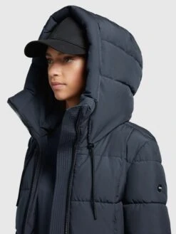 Khujo Wintermantels Wintermantel Deria Dames Donkerblauw -Khujo Winkel 467b2fbe2710d02bf612e83b390e8e57