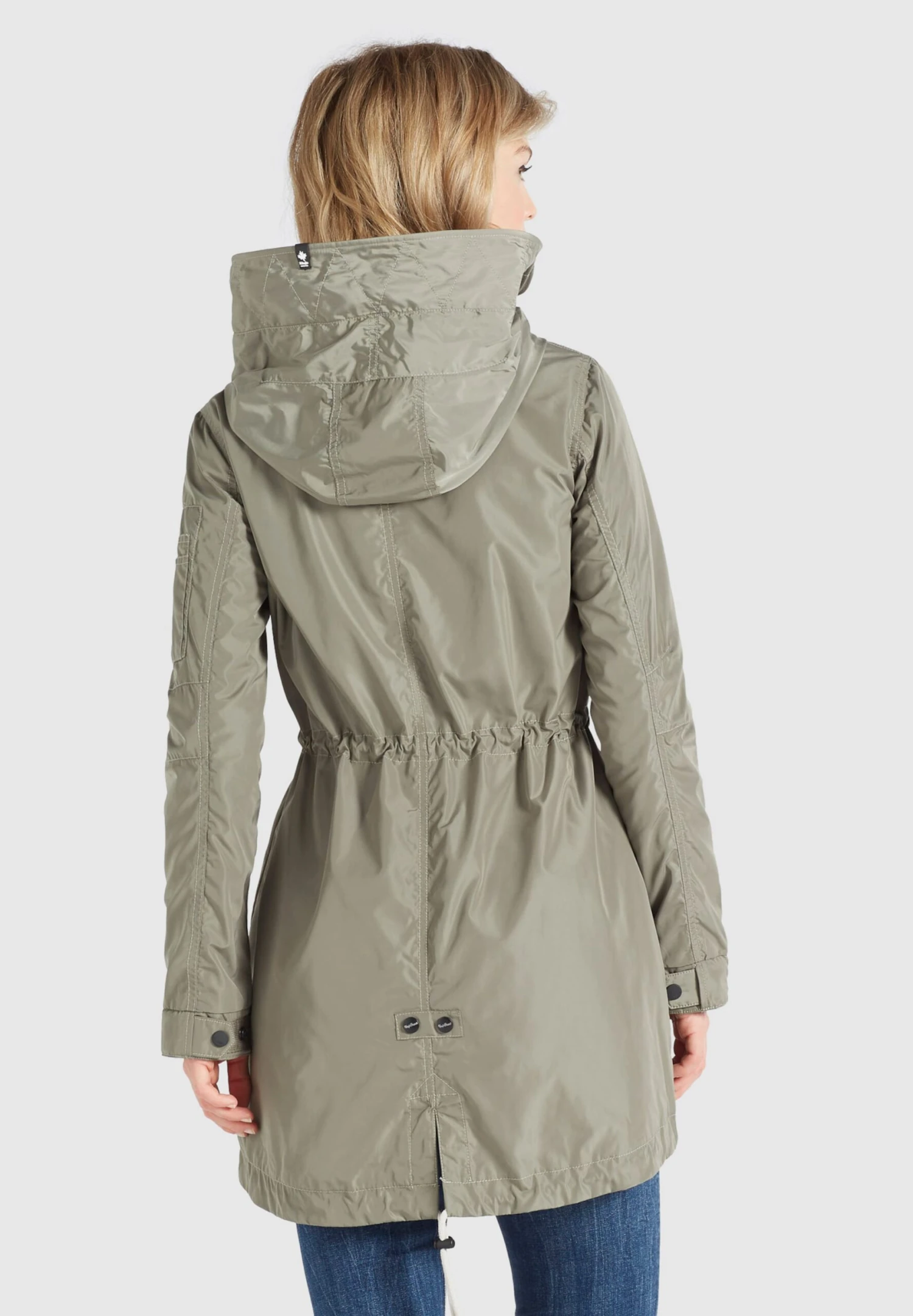 Khujo Parkas Tussenparka CATHARINA Dames Kaki 7 Khujo Parkas Tussenparka CATHARINA Dames Kaki - Afbeelding 5
