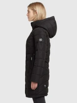 Khujo Wintermantels Wintermantel Delinas Dames Zwart -Khujo Winkel 46f0d5cbe970afefcadd7e7e8c3aa53a