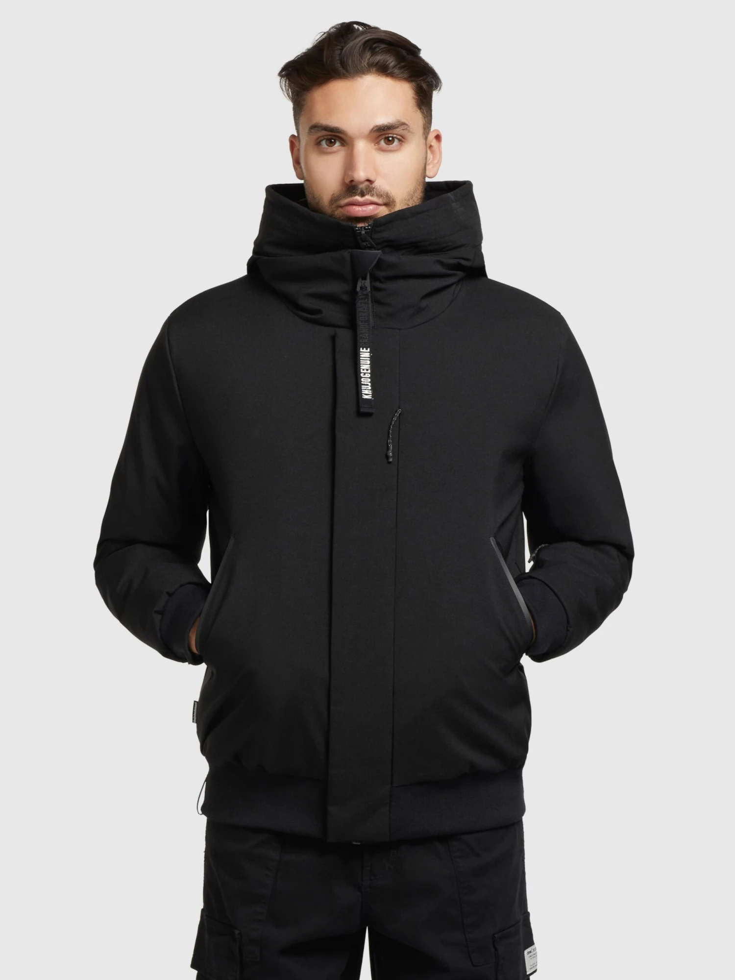 Khujo Winterjassen Winterjas Wayer Heren Zwart 4 Khujo Winterjassen Winterjas Wayer Heren Zwart - Afbeelding 2