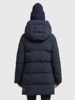 Khujo Korte Mantels Wintermantel Wente Dames Donkerblauw -Khujo Winkel 4c9a673a85ecd7f4c0c0d42ece14b9a6