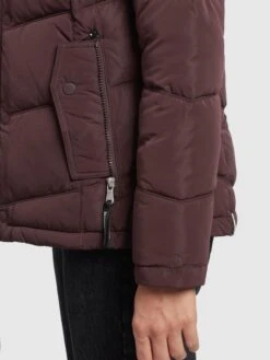 Khujo Winterjassen Winterjas Winsen Dames Bourgogne -Khujo Winkel 4e803b4554dc3978422599392d8474f9