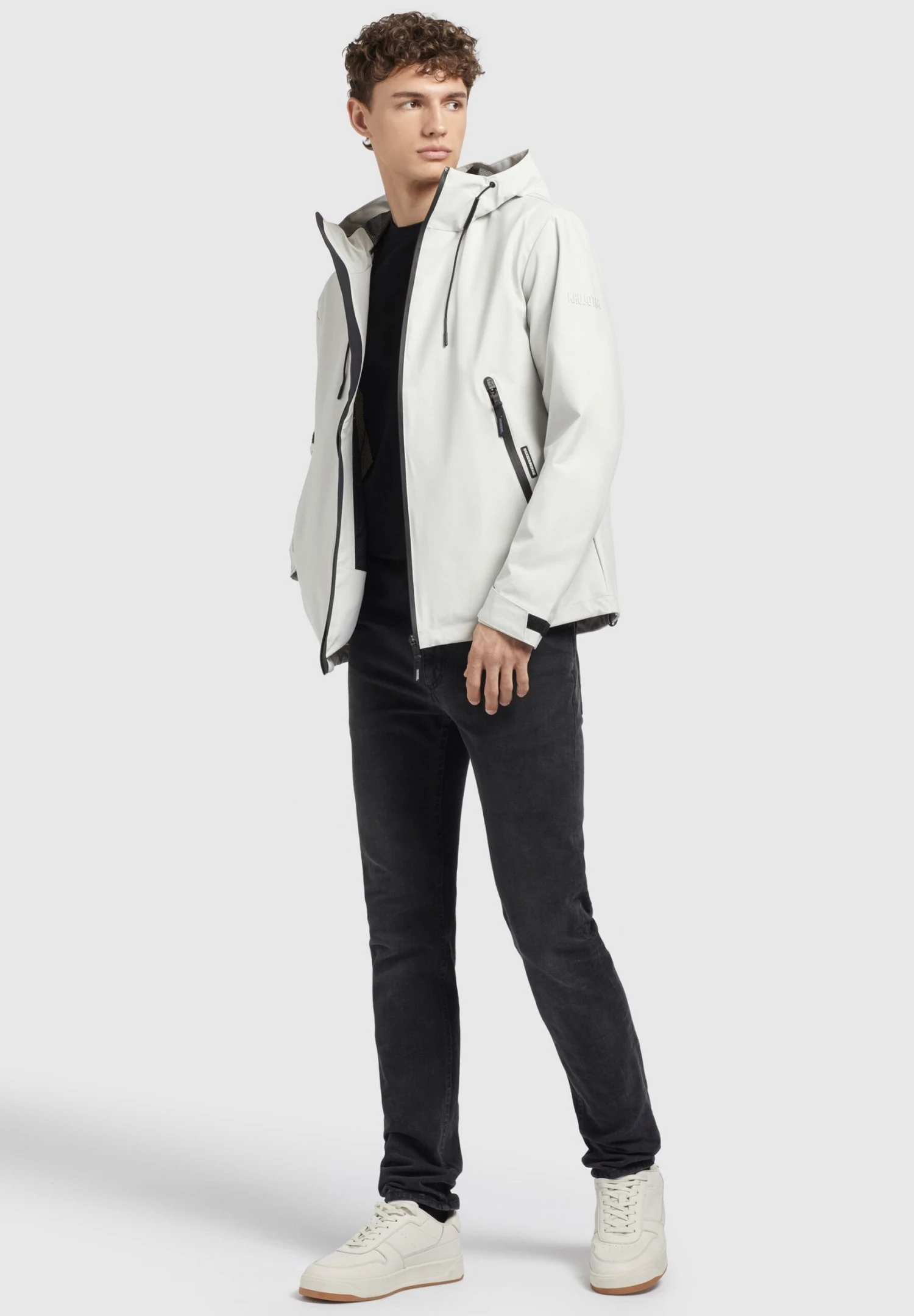 Khujo Neal - Outdoorjas - Hellgrau 9 Khujo Neal - Outdoorjas - Hellgrau - Afbeelding 7