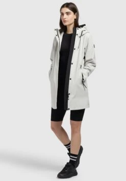 Khujo Izaf - Regenjas - Hellgrau -Khujo Winkel 51f9de3bbcc94edbb2c91f75ff382d33