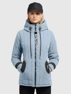 Khujo Tussenjassen Tussenjas Tweety Dames Smoky Blue -Khujo Winkel 53a2c2fb6bdaae49b52986aff8d84fa1