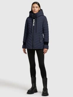 Khujo Winterjassen Winterjas Patt Dames Donkerblauw -Khujo Winkel 559e4786176582b639817b1e88ebcaec