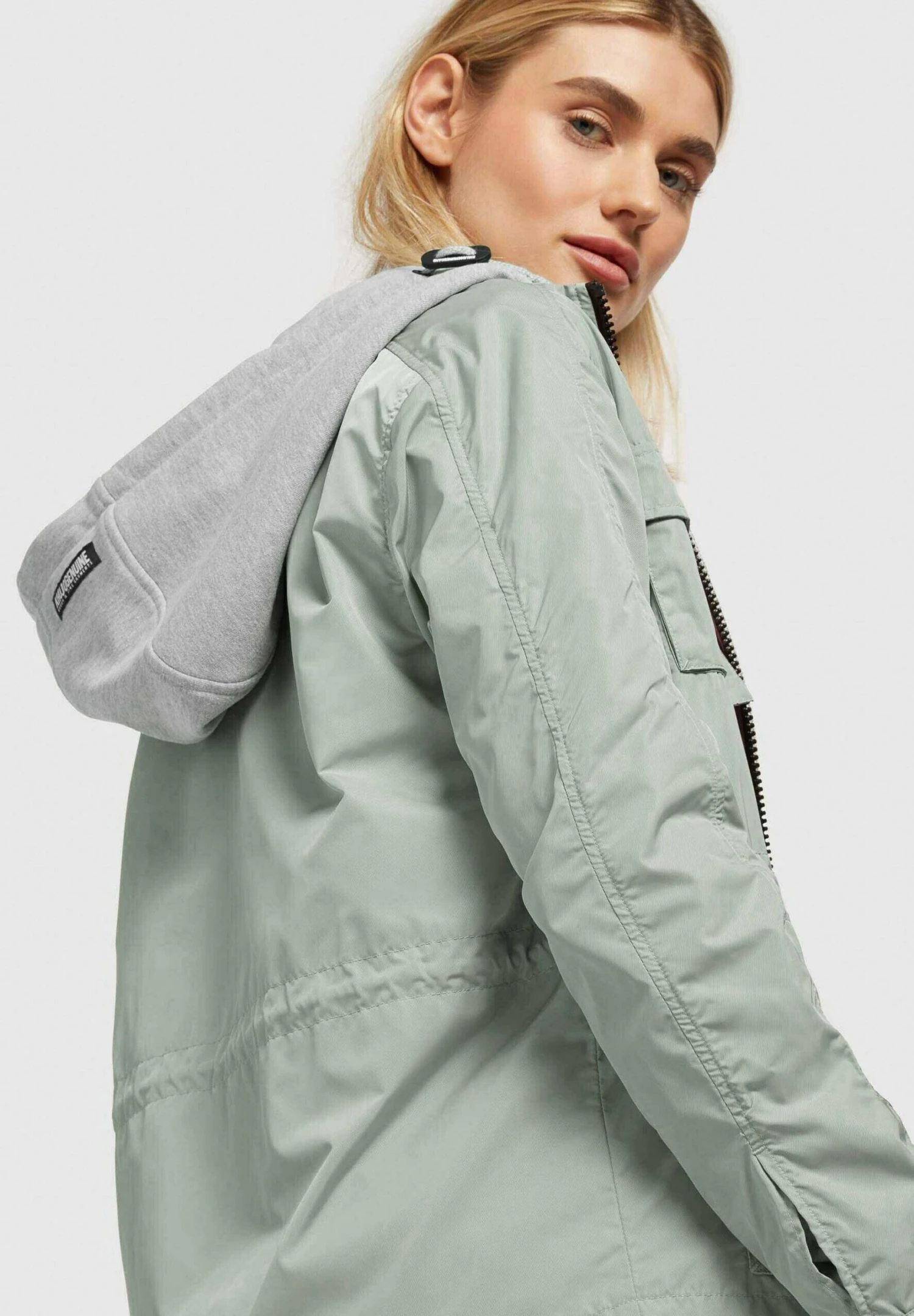 Khujo Flames - Lichte Jas - Blassgrün 8 Khujo Flames - Lichte Jas - Blassgrün - Afbeelding 6