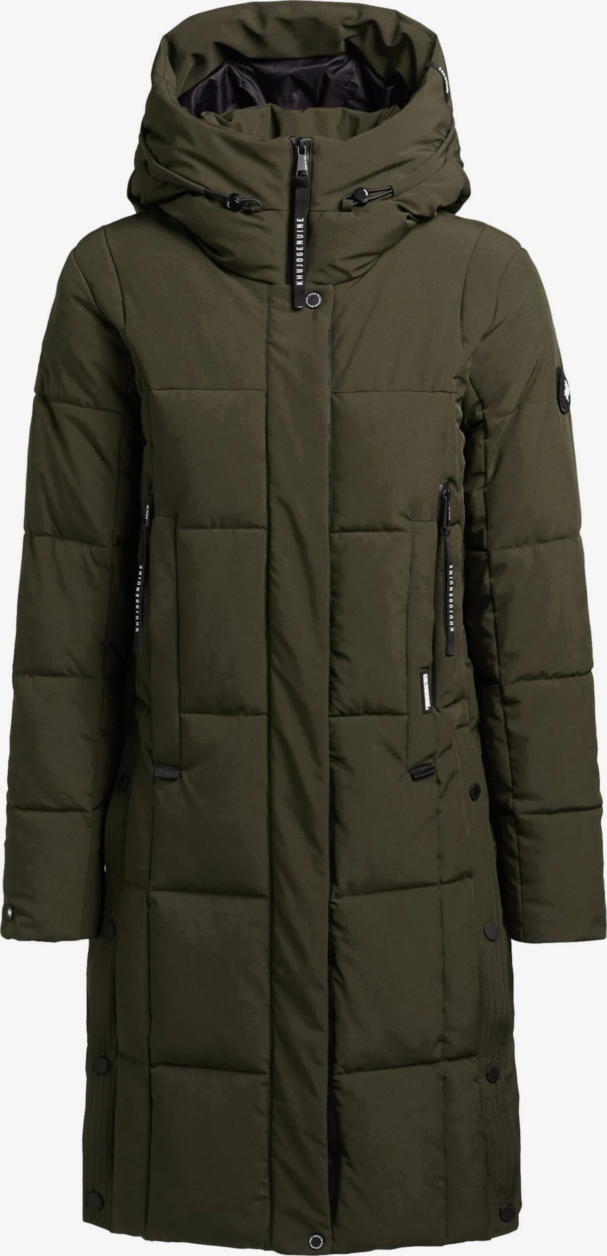 Khujo Tussenmantels Tussenmantel Namita Dames Donkergroen 3 Khujo Tussenmantels Tussenmantel Namita Dames Donkergroen