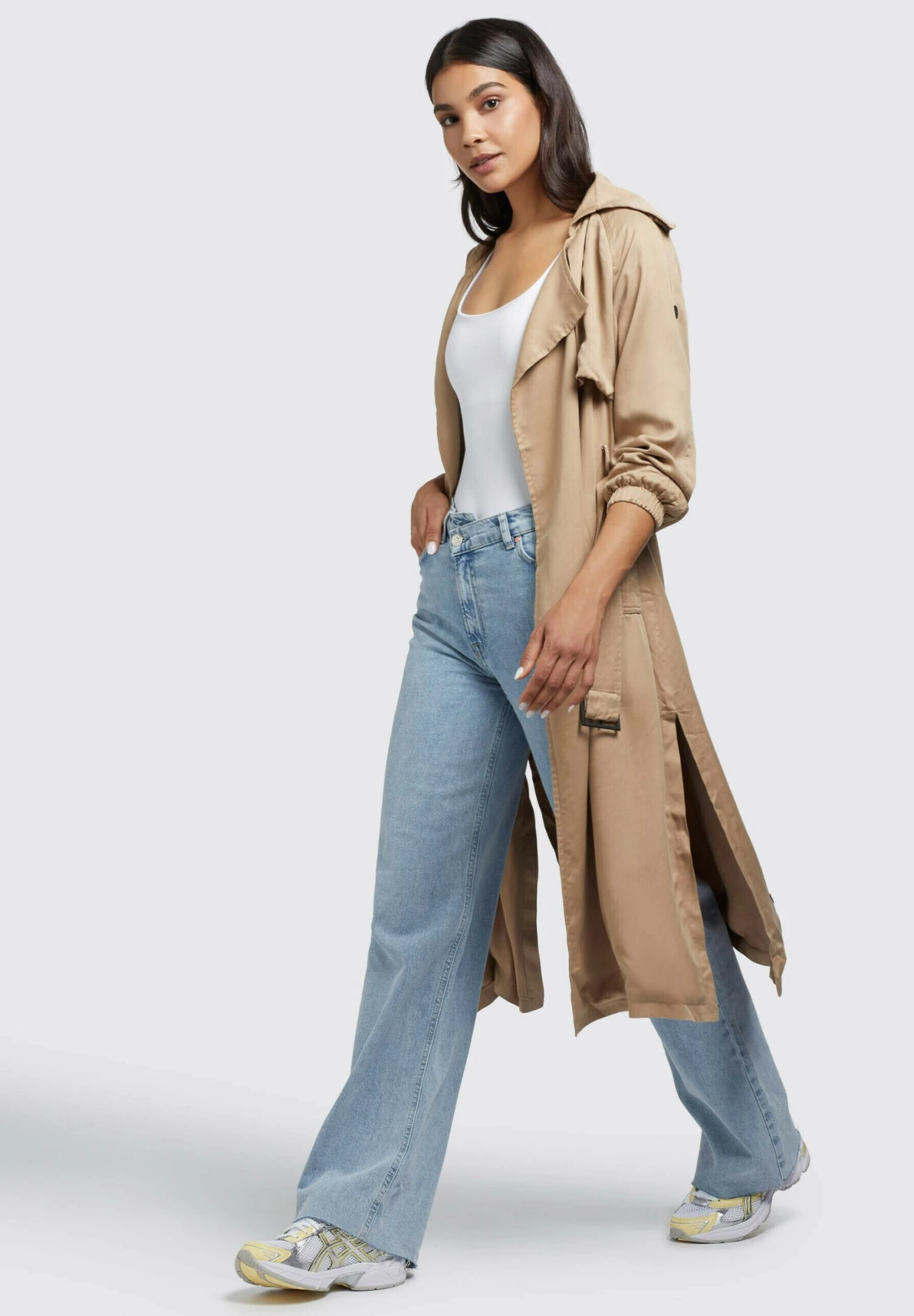 Khujo Garda - Trenchcoat - Beige 6 Khujo Garda - Trenchcoat - Beige - Afbeelding 4