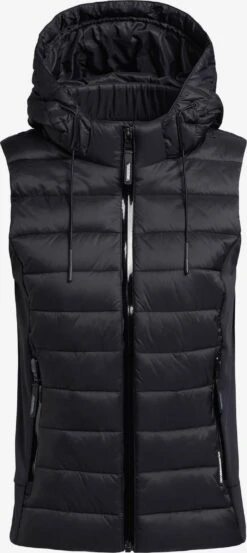 Khujo Bodywarmers Bodywarmer Fabia Matt Dames Zwart
