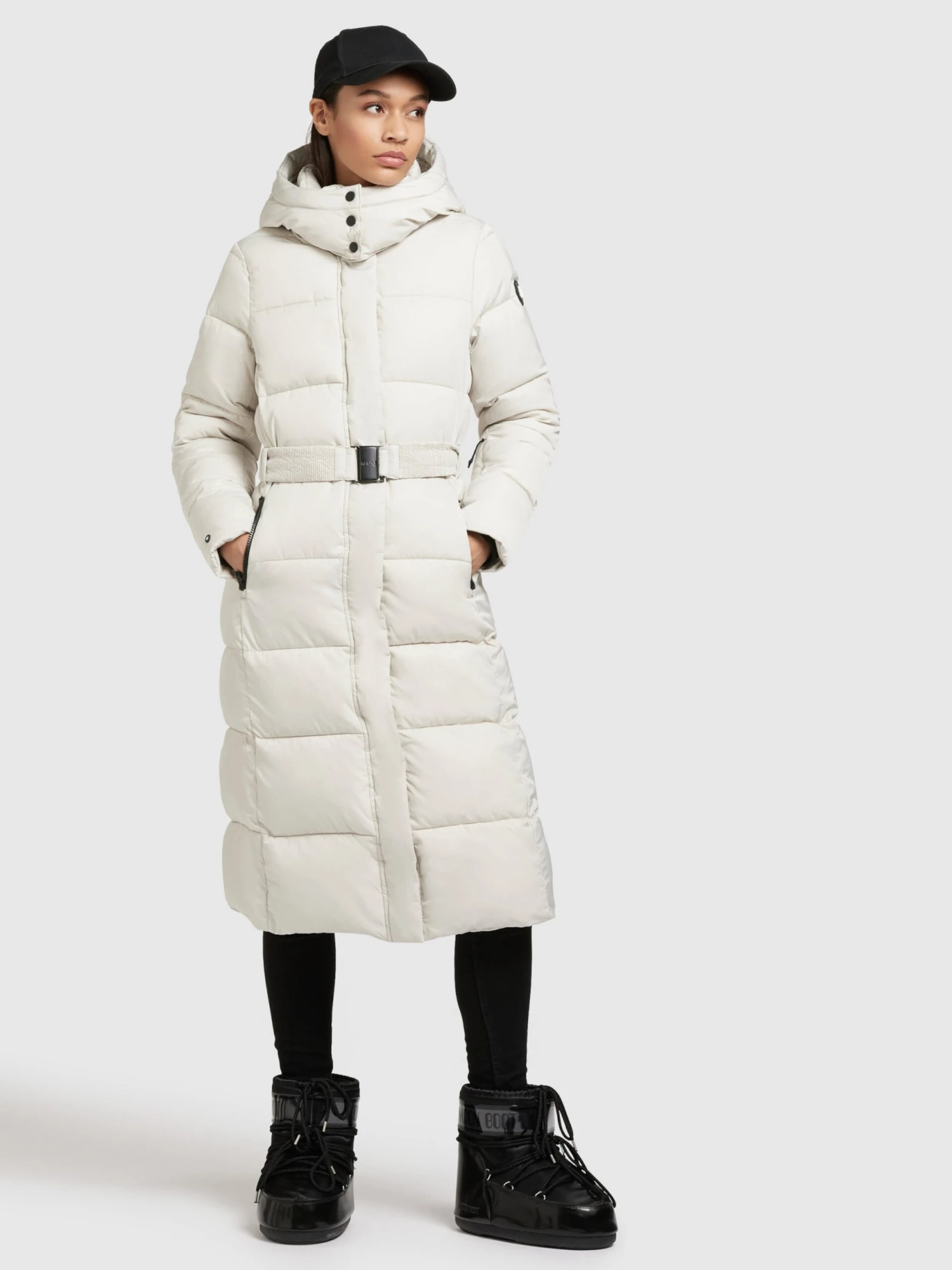 Khujo Wintermantels Wintermantel Dames Offwhite 4 Khujo Wintermantels Wintermantel Dames Offwhite - Afbeelding 2