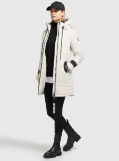 Khujo Tussenmantels Tussenmantel Jerry Dames Offwhite -Khujo Winkel 5c09d18b9c83608bd8adbb478faa7958