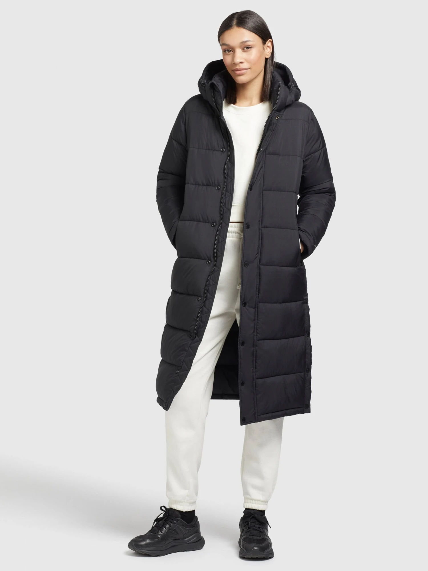 Khujo Wintermantels Wintermantel Corinna Dames Zwart 8 Khujo Wintermantels Wintermantel Corinna Dames Zwart - Afbeelding 6