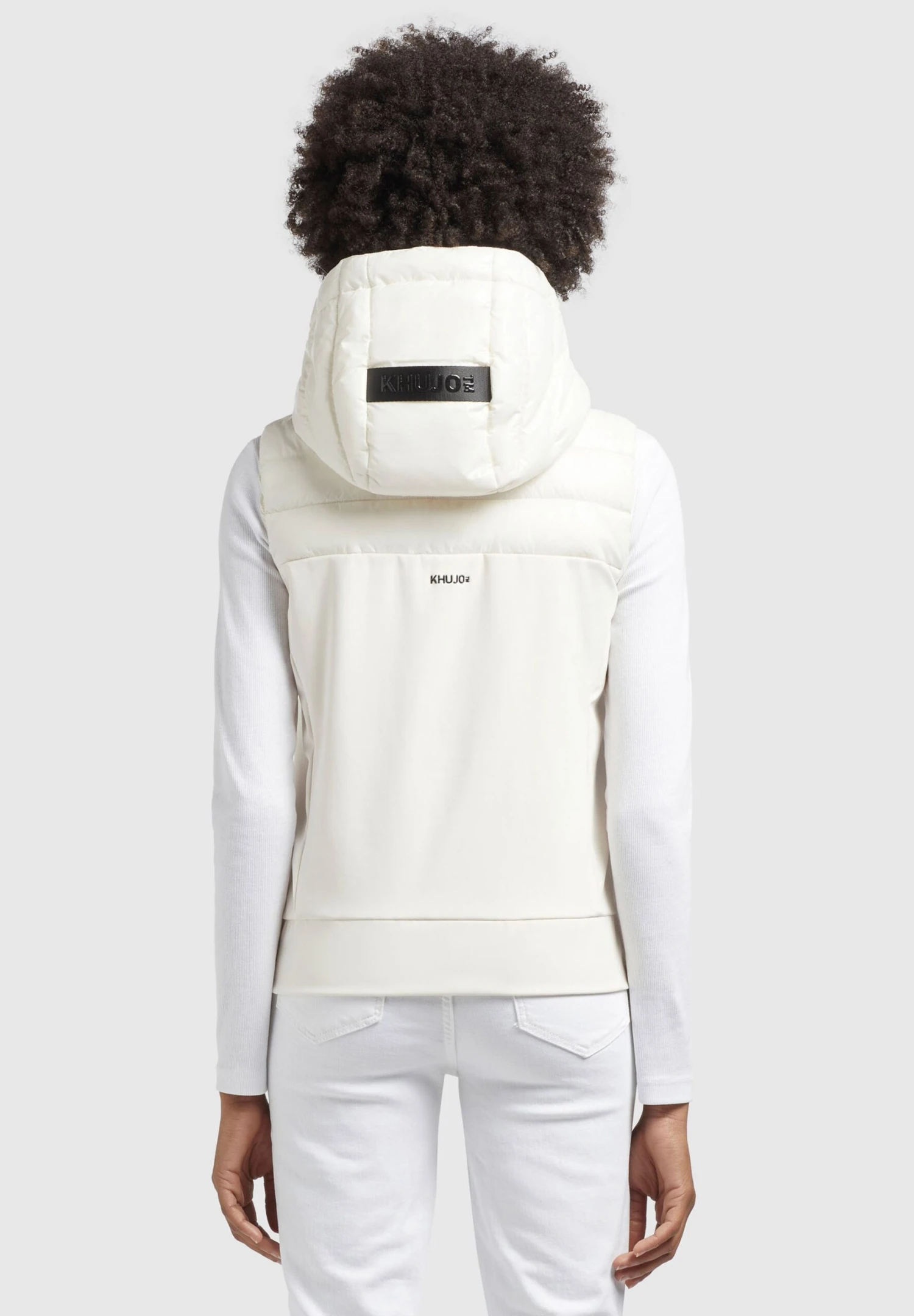 Khujo Fabia Shiny - Bodywarmer - Weiß 5 Khujo Fabia Shiny - Bodywarmer - Weiß - Afbeelding 3