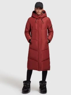 Khujo Tussenmantels Tussenmantel Dames Donkerrood -Khujo Winkel 5e1bfbe11b6b43ccb07adbd765037978