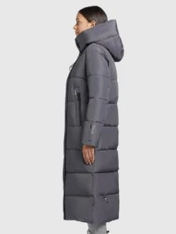 Khujo Wintermantels Wintermantel Soulani Dames Stone Grey -Khujo Winkel 61eeb153ec8b1d827ef935abf5be434e