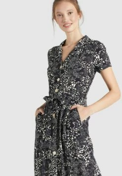 Khujo Goya - Blousejurk - Schwarz Weiß Gemustert 16 Khujo Goya - Blousejurk - Schwarz Weiß Gemustert -Khujo Winkel 625124ca6fcf4efb851cc4fb92aee31d