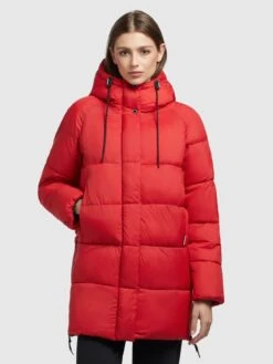 Khujo Winterjassen Winterjas Franee Dames Rood -Khujo Winkel 62b3c3038eabcbe9420ff22a5e6b207d