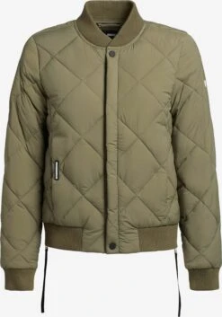 Khujo Tussenjassen Tussenjas Leona Dames Olijfgroen