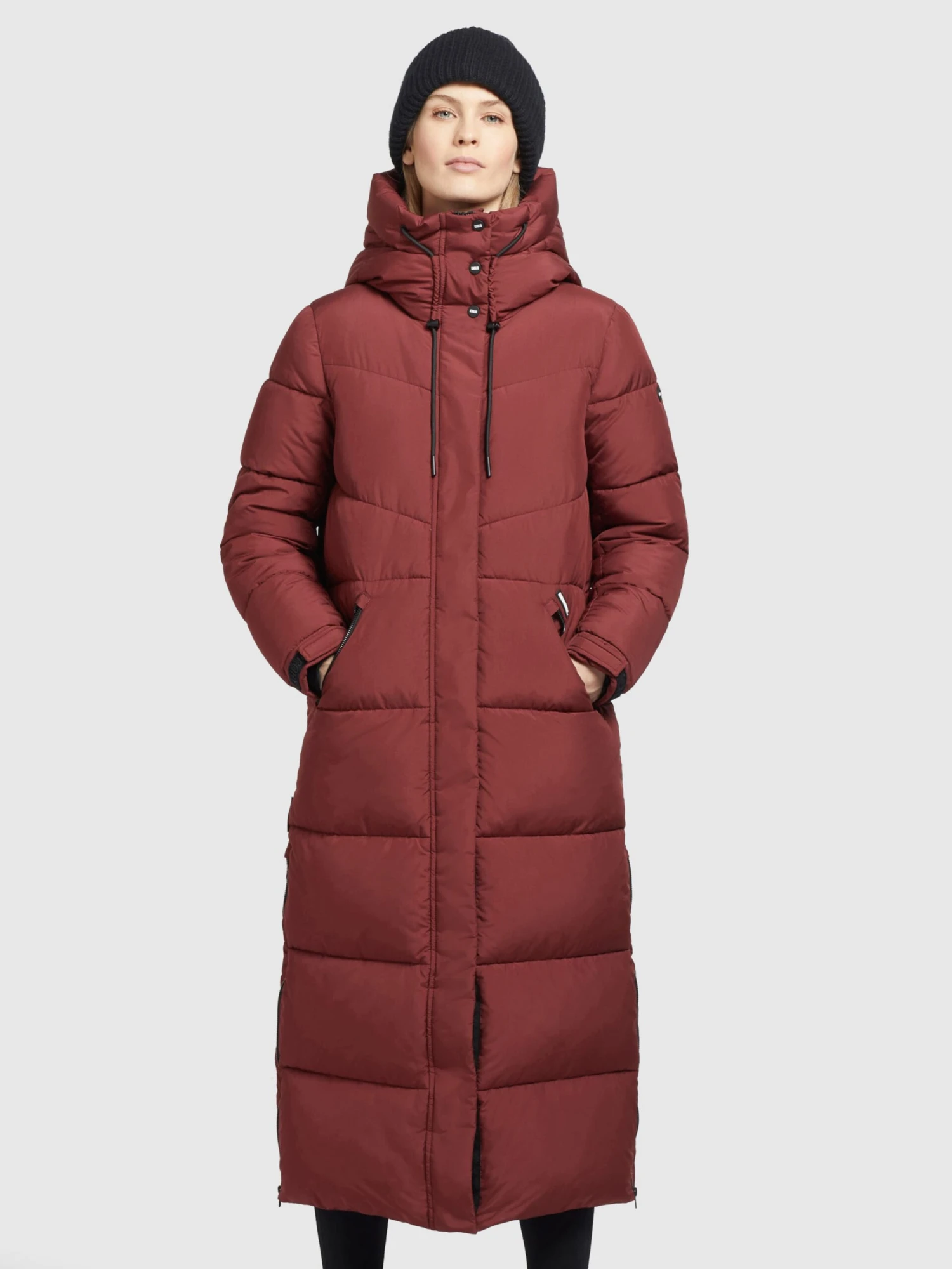 Khujo Wintermantels Wintermantel Shimanta 2 Dames Roestrood 4 Khujo Wintermantels Wintermantel Shimanta 2 Dames Roestrood - Afbeelding 2