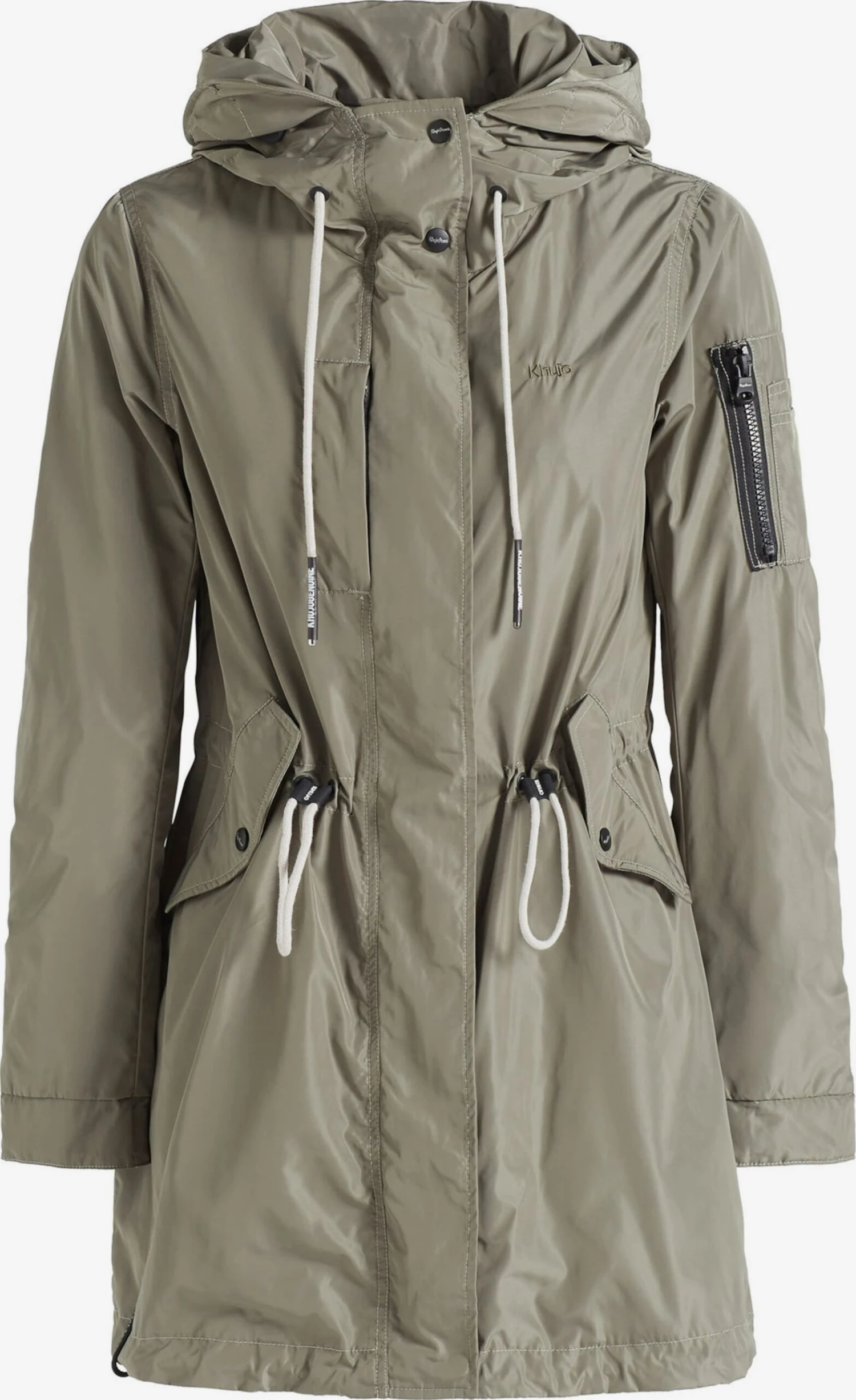 Khujo Parkas Tussenparka CATHARINA Dames Kaki 3 Khujo Parkas Tussenparka CATHARINA Dames Kaki