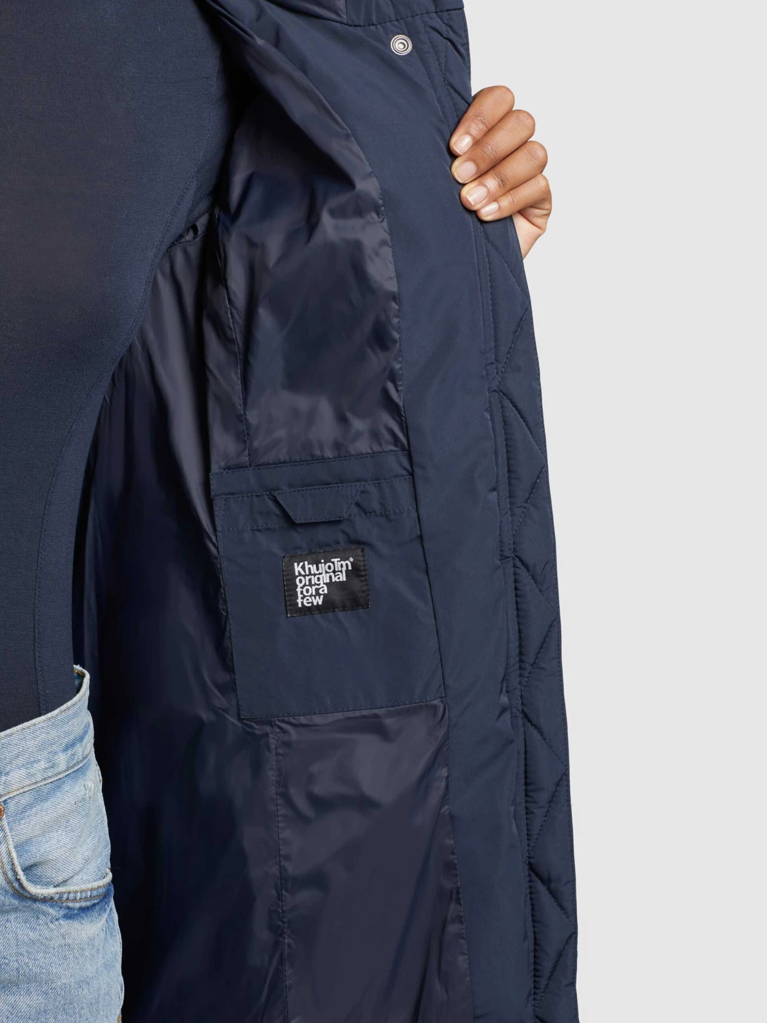 Khujo Wintermantels Wintermantel Gamber Dames Donkerblauw 10 Khujo Wintermantels Wintermantel Gamber Dames Donkerblauw - Afbeelding 8