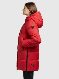 Khujo Winterjassen Winterjas Franee Dames Rood -Khujo Winkel 67516f6de3b94584bc6fb53830386e2b