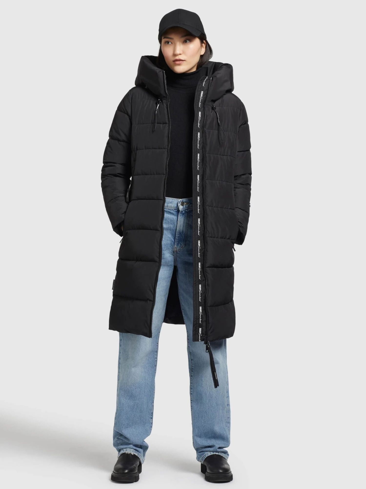 Khujo Wintermantels Wintermantel Jilias Dames Zwart 8 Khujo Wintermantels Wintermantel Jilias Dames Zwart - Afbeelding 6