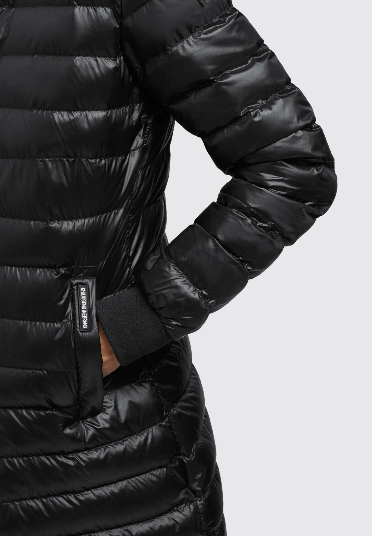 Khujo Greta Shiny - Jas - Schwarz 6 Khujo Greta Shiny - Jas - Schwarz - Afbeelding 4