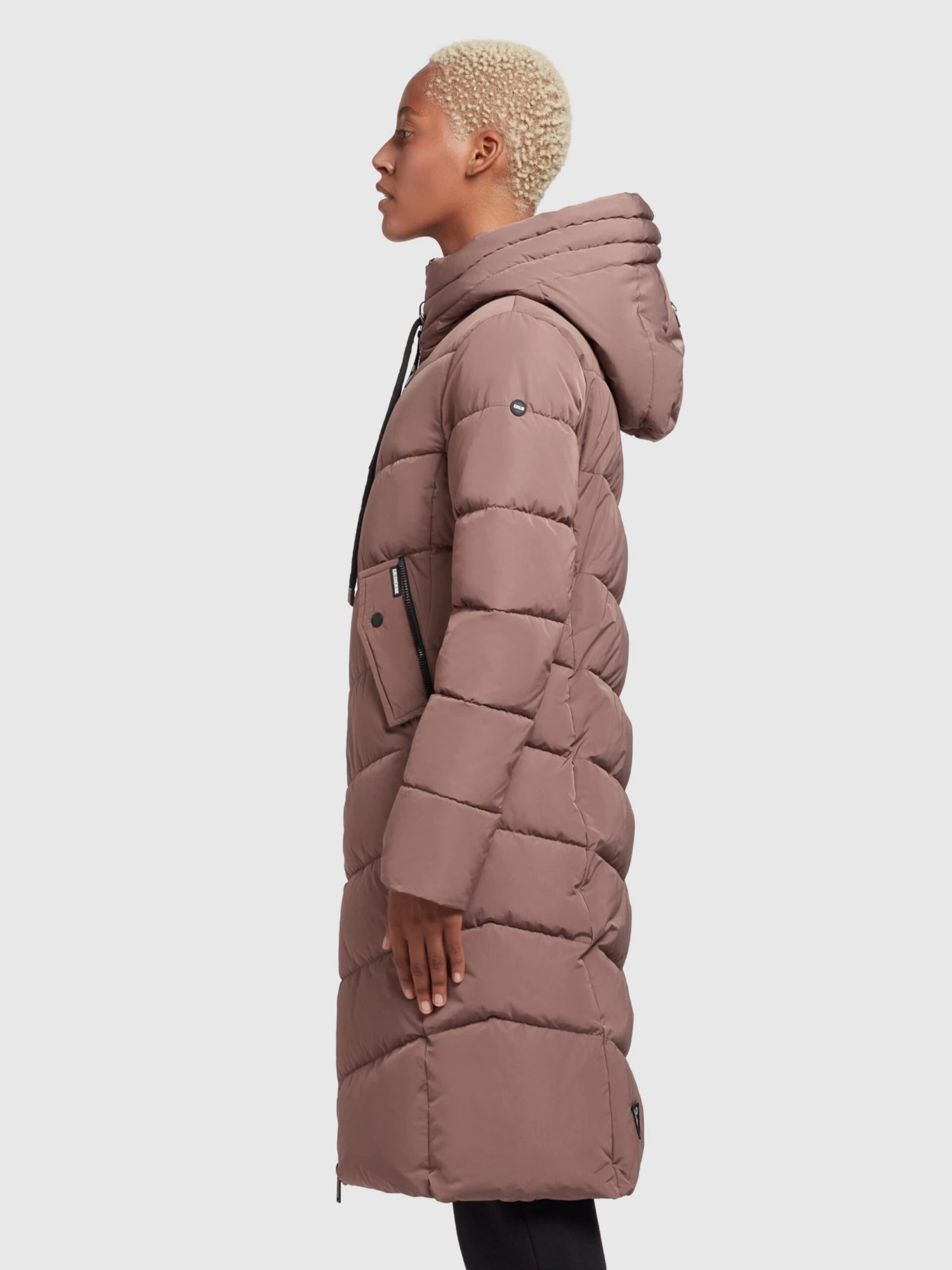 Khujo Wintermantels Wintermantel Ayleena Dames Chamois 7 Khujo Wintermantels Wintermantel Ayleena Dames Chamois - Afbeelding 5