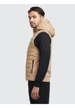 Khujo Wemo Matt - Bodywarmer - Beige -Khujo Winkel 74cf340b4b83456588026629038a488f