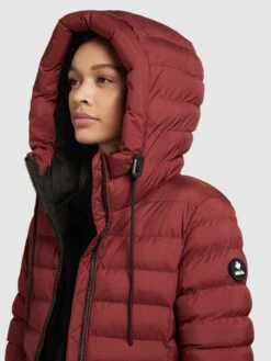 Khujo Wintermantels Wintermantel Mimi Dames Roestrood -Khujo Winkel 7527d489c8287c4451e07515d4cc4525