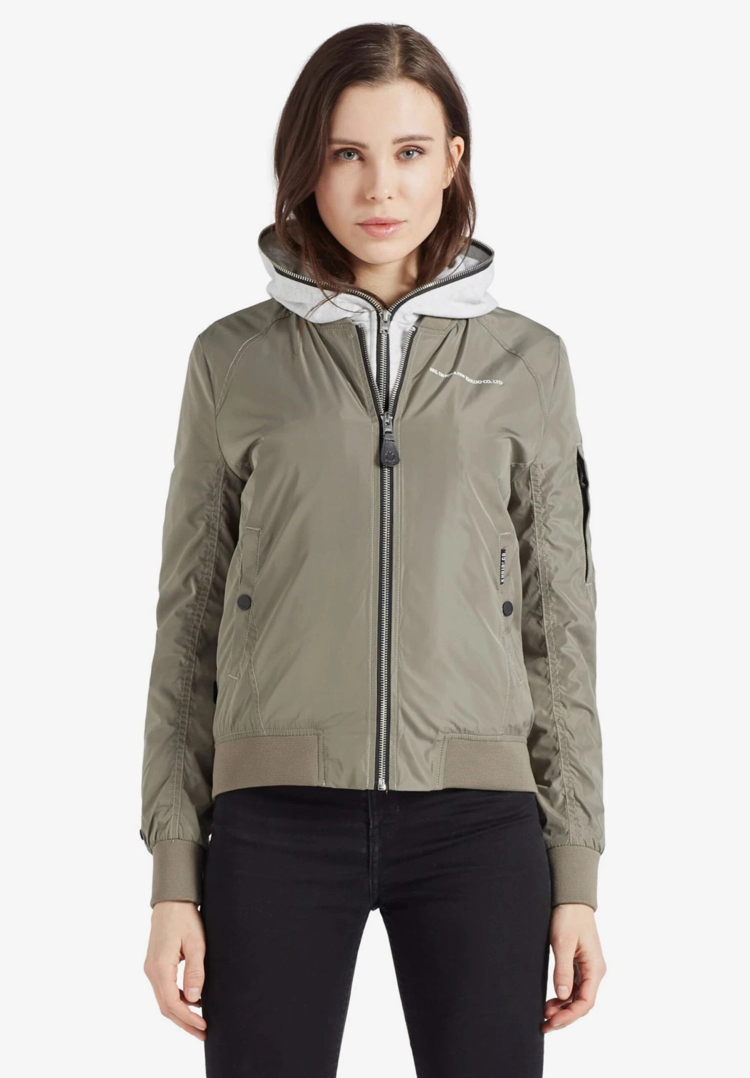 Khujo Winterjassen Winterjas LARIFA Dames Kaki 4 Khujo Winterjassen Winterjas LARIFA Dames Kaki - Afbeelding 2