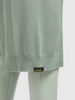 Khujo Vesten Gebreid Vest Elina Dames Mintgroen -Khujo Winkel 780a35e4a103b2306acaaea8d6c65121