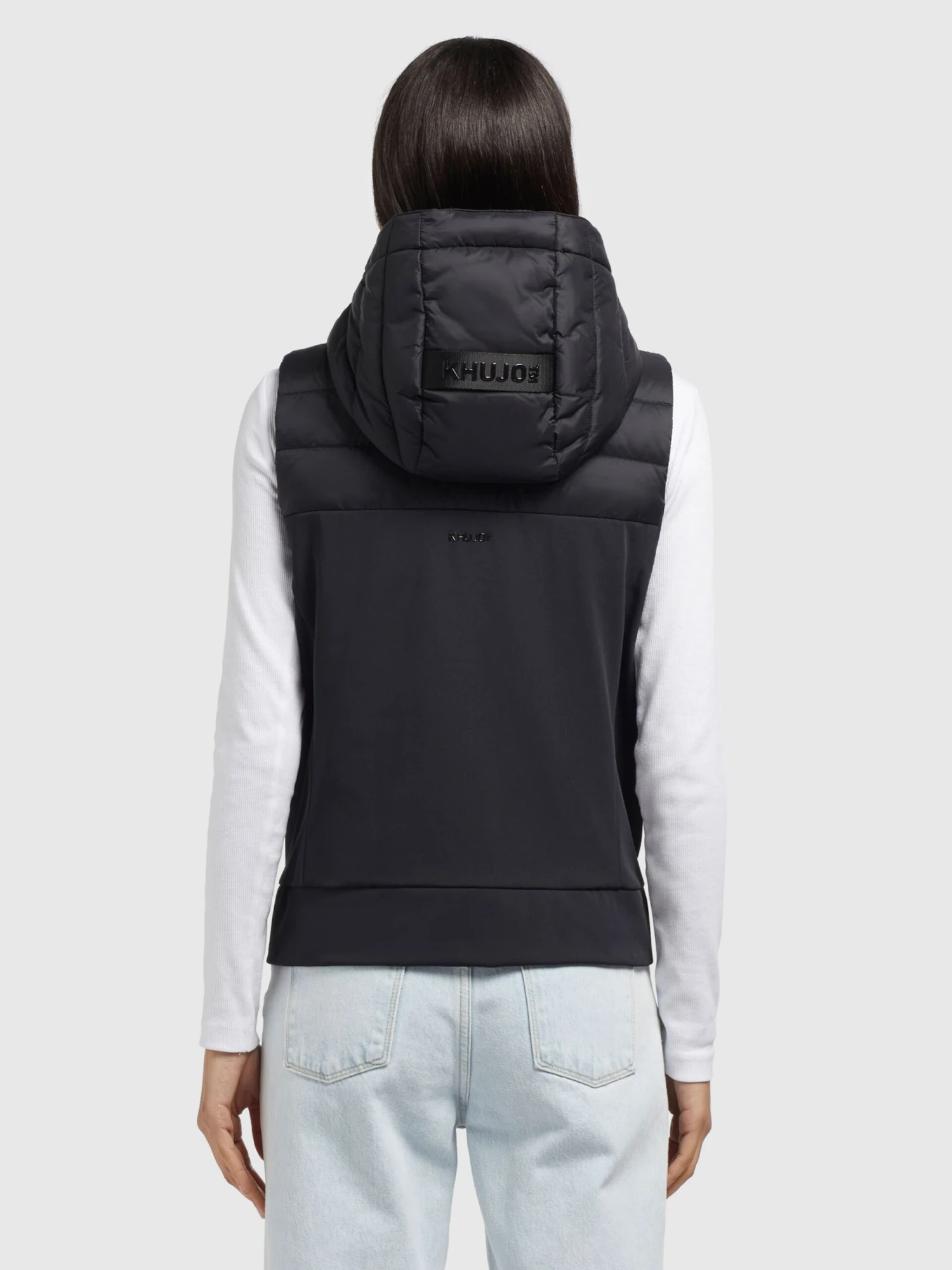 Khujo Bodywarmers Bodywarmer Fabia Matt Dames Zwart 6 Khujo Bodywarmers Bodywarmer Fabia Matt Dames Zwart - Afbeelding 4