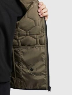 Khujo Bodywarmers Bodywarmer Liel Heren Olijfgroen -Khujo Winkel 7a6473afbe5c4b1d6eca5d7eb862a1fe