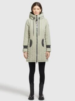 Khujo Tussenmantels Tussenmantel Jerry Dames Mintgroen -Khujo Winkel 7b1a0f45e4ade12064b001b920ded87e