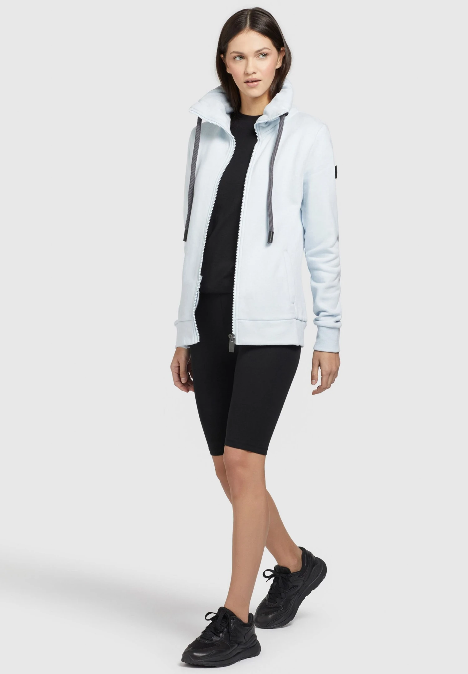 Khujo Tosta - Sweater Met Rits - Hellblau 4 Khujo Tosta - Sweater Met Rits - Hellblau - Afbeelding 2