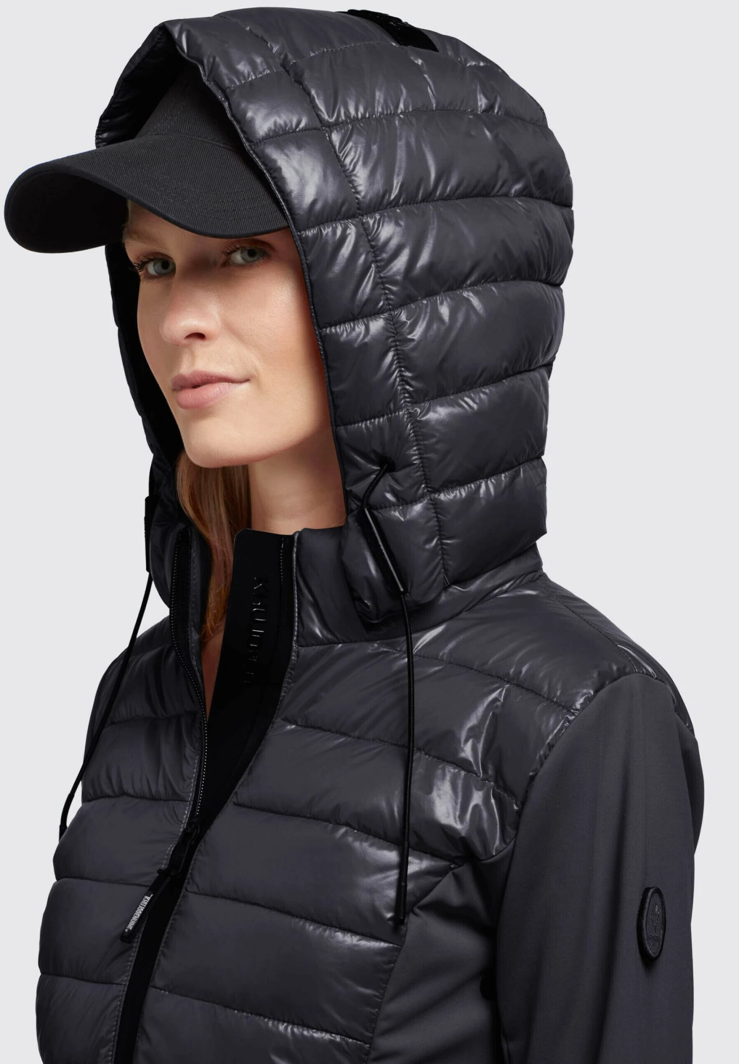 Khujo Ghita Shiny - Jas - Schwarz 7 Khujo Ghita Shiny - Jas - Schwarz - Afbeelding 5