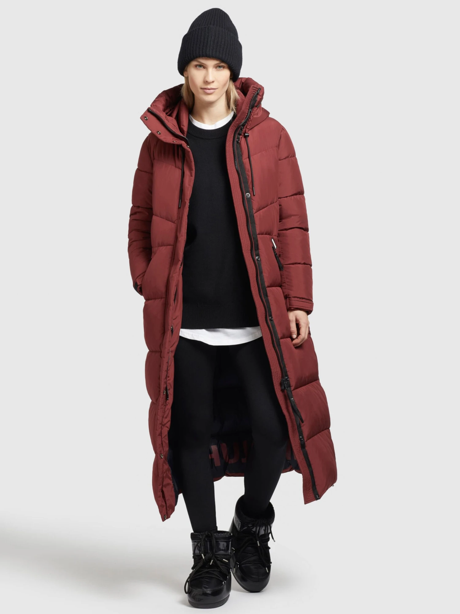 Khujo Wintermantels Wintermantel Shimanta 2 Dames Roestrood 5 Khujo Wintermantels Wintermantel Shimanta 2 Dames Roestrood - Afbeelding 3