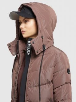 Khujo Wintermantels Wintermantel Huba Dames Lila -Khujo Winkel 7e2c7d67445b10d9430904461fa7bc71