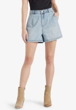 Khujo Jeans Loosefit Bandplooi Jeans Cambel Dames Blauw -Khujo Winkel 8129078b009efcafbd0aa2ec67bfb4c4