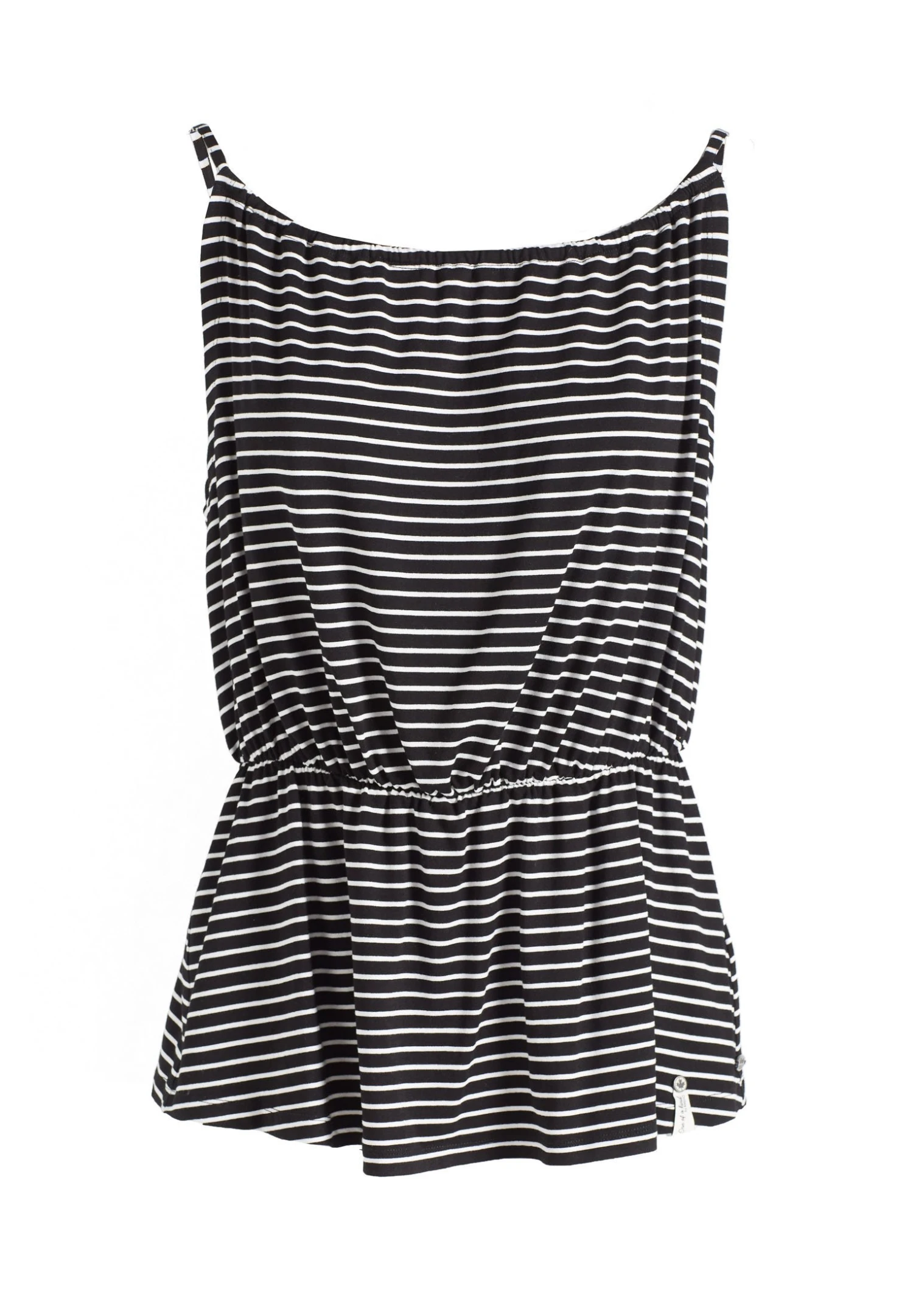 Khujo Valda - Top - Schwarz-Weiß Gestreift 11 Khujo Valda - Top - Schwarz-Weiß Gestreift - Afbeelding 10