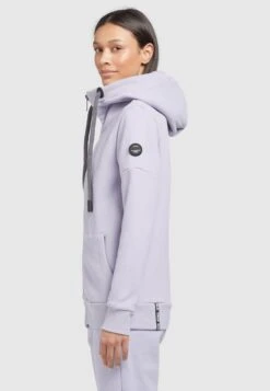 Khujo Salomea - Sweater Met Rits - Flieder -Khujo Winkel 829826e14be34b0894c15df534e9fd97