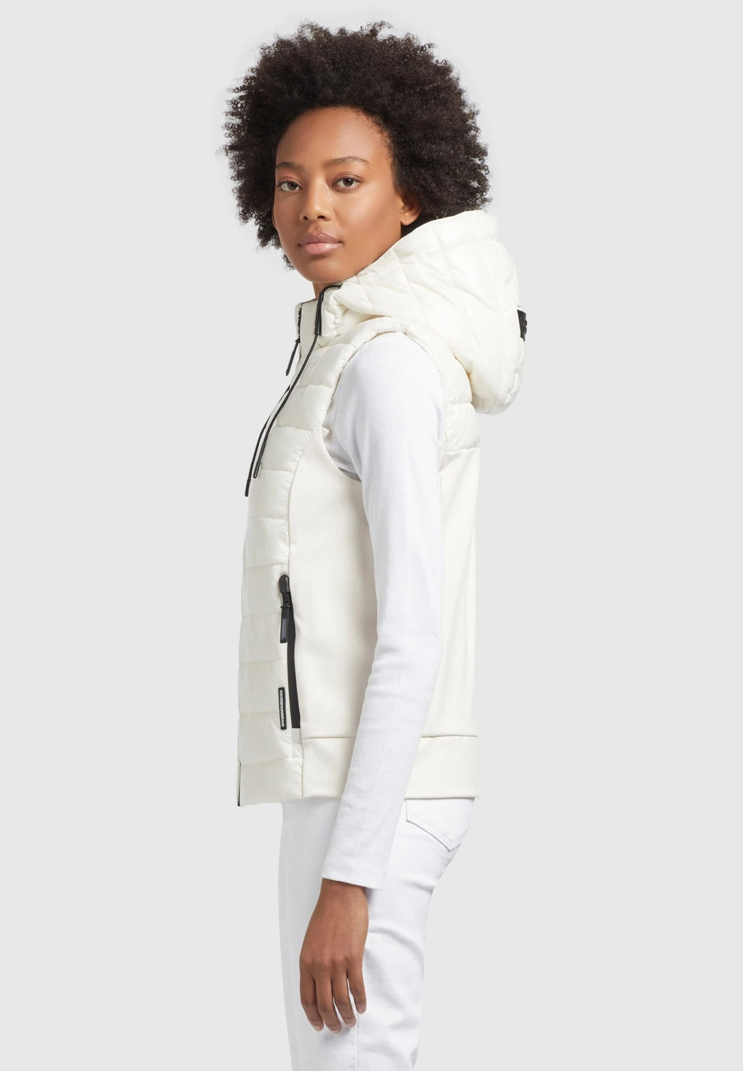 Khujo Fabia Shiny - Bodywarmer - Weiß 6 Khujo Fabia Shiny - Bodywarmer - Weiß - Afbeelding 4