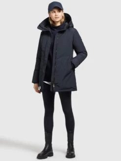 Khujo Winterjassen Winterjas Kanda 2 Dames Navy -Khujo Winkel 8576d8dcf24767f83829f4ef677527a3