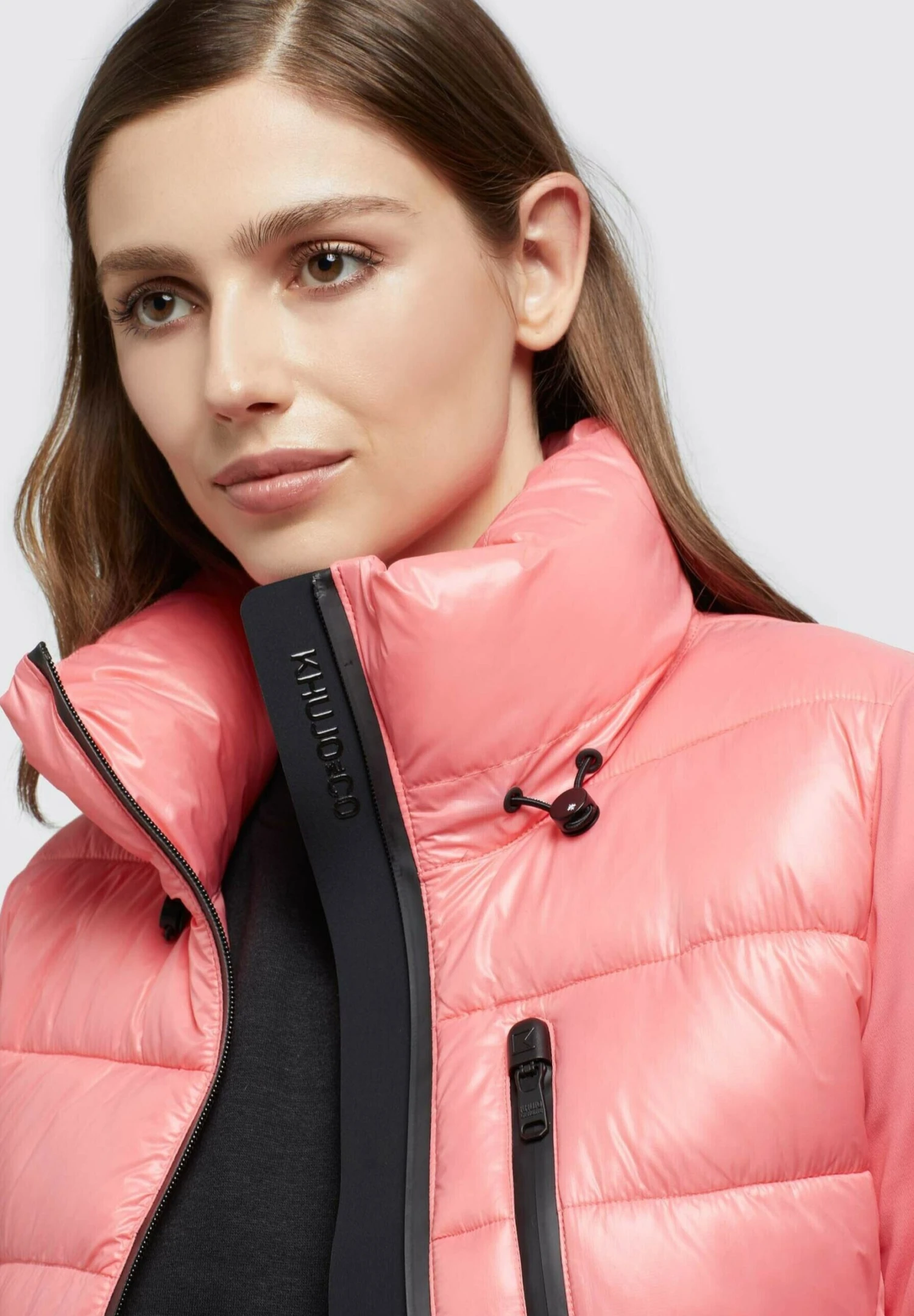 Khujo Avila Shiny - Jas - Pink 8 Khujo Avila Shiny - Jas - Pink - Afbeelding 6