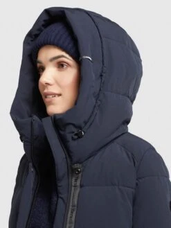 Khujo Korte Mantels Wintermantel Wente Dames Donkerblauw -Khujo Winkel 8684c5e4629a6cb85d8b74ff3550e2be